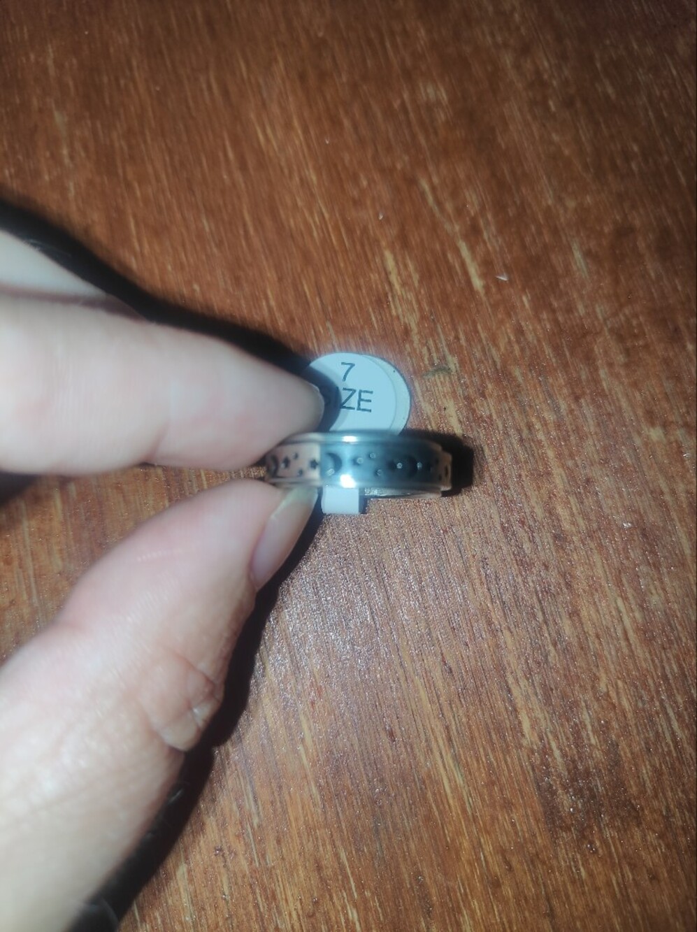Silver Stars And Moon Spinning Anxiety Ring